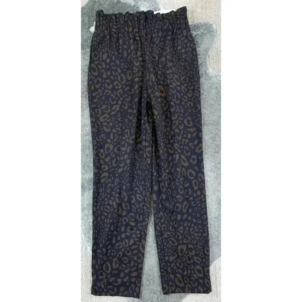NWT Ann Taylor Animal Print Paperbag Pants